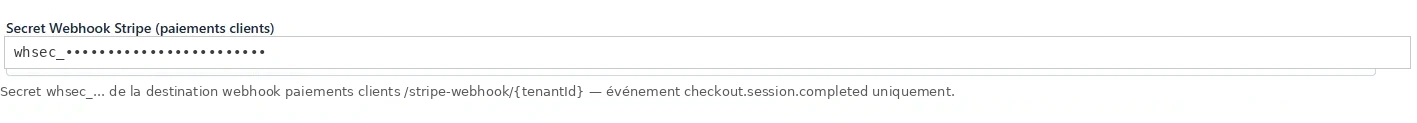 5. Copy the webhook signing secret (whsec_)
